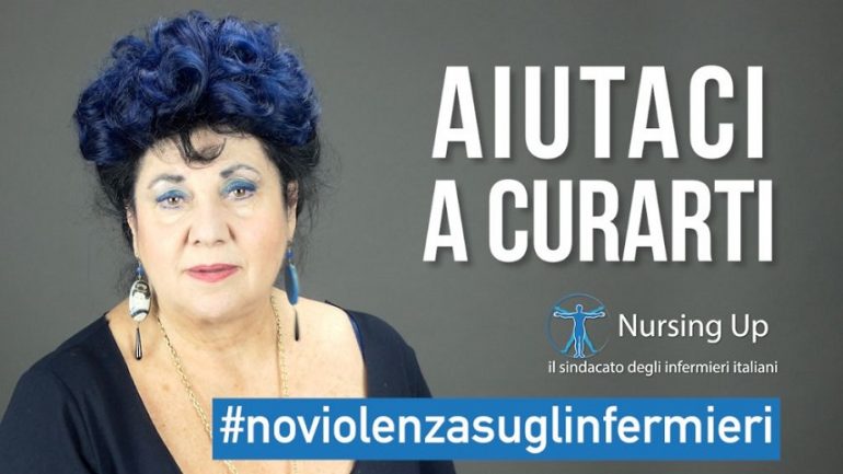 Campagna #NoViolenzasuglinfermieri di Nursing Up: anche Marisa Laurito tra i testimonial.