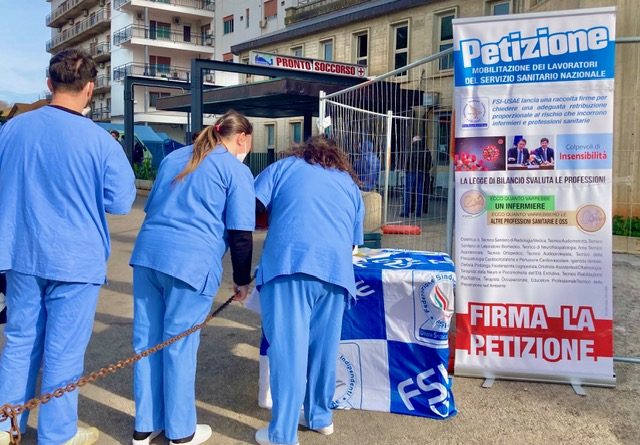 Governo riconosce 2 euro al giorno. Da Palermo Coniglio (Cni Fsi-Usae) chiama alla rivolta Infermieri e 21 professioni sanitarie. 3
