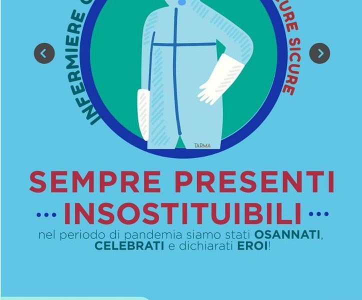 Da eroi a dimenticati: gli infermieri pugliesi protagonisti di un flash mob