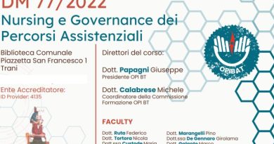 Corso Ecm gratuito da Opi Bat: "Nursing e governance dei percorsi assistenziali". Focus sul DM 77/2022