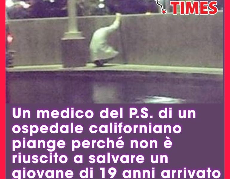 La foto straziante di un medico: il dramma per non aver potuto salvare un giovane paziente