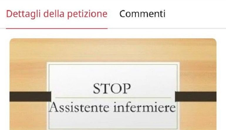 Assistente infermiere, Cnai lancia una petizione online: "Stop alla proposta"