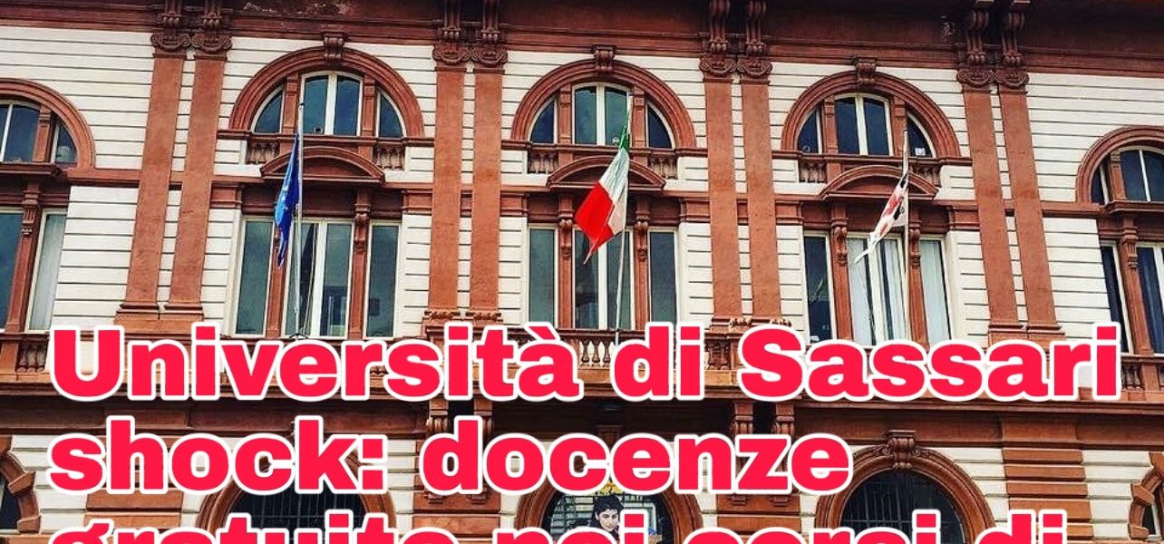 Docenze a titolo gratuito nei corsi di Infermieristica: esplode il caso Sassari